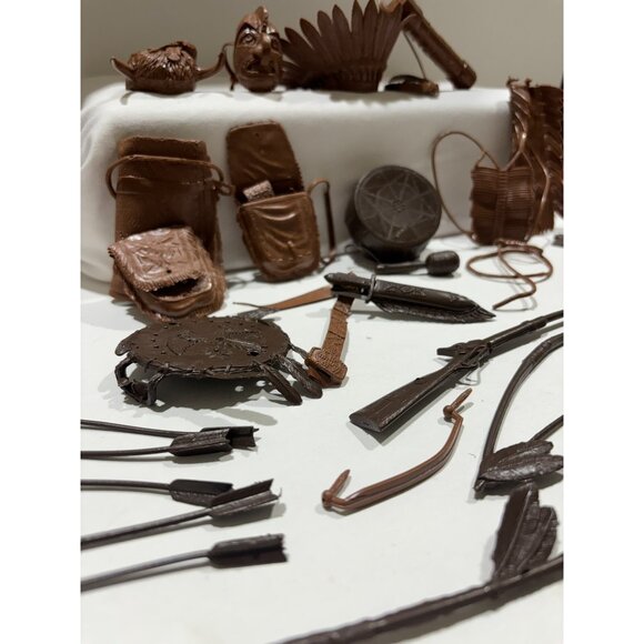 60s Vintage Marx Johnny West Indian Chief W/ Accessories & certification ! Rare - Picture 4 of 10